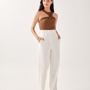 Love, Bonito Larita Asymmetrical Knot Top (XS)